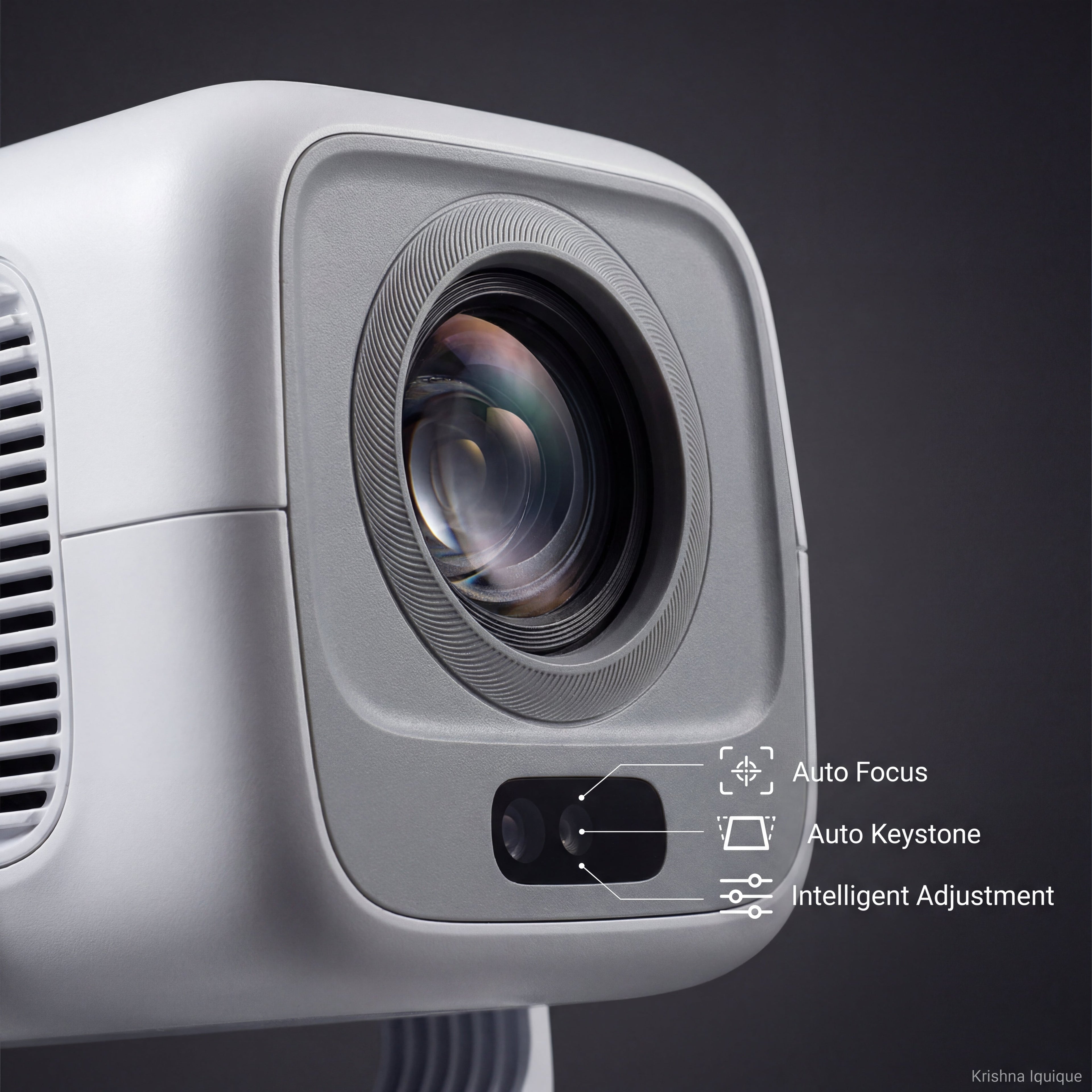 Viztax CORECAST Proyector Detalle Lente - Krishna Iquique ZOFRI