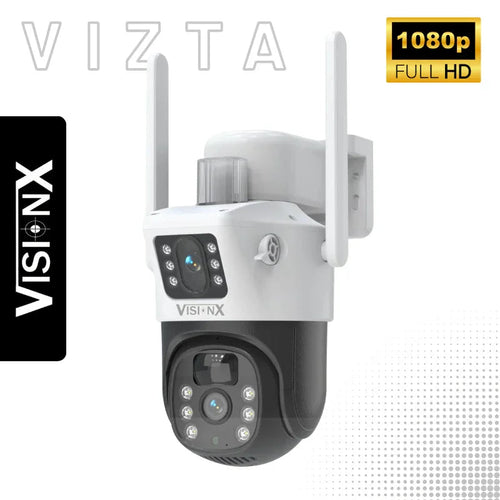 Viztax Camara Doble Lente WiFi Exterior 360 Full HD - Krishna Iquique ZOFRI