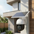 Viztax VZ-SOL Lite Camara Solar WiFi Exterior Full HD PTZ 360 IP67 - Krishna Iquique ZOFRI